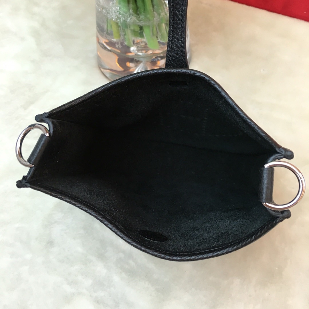 에르메스 미니 에블린16 블랙 은장